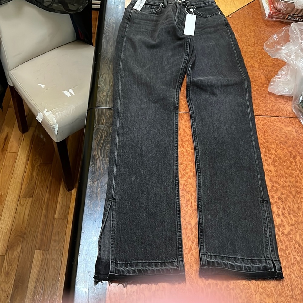 EB DENIM Size 26 black brand new with tags don’t fit req. $325 sold out.